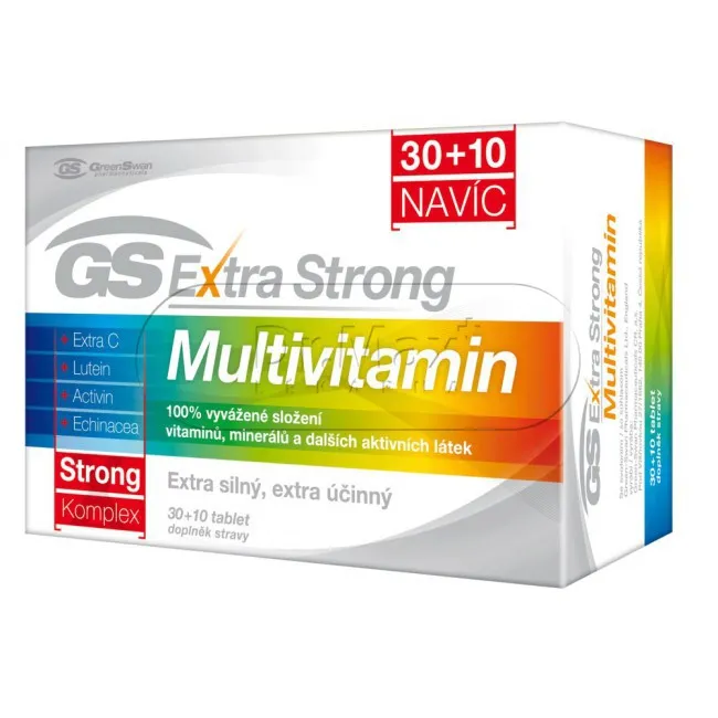 GS Extra Strong Multivitamin tbl. 30+10