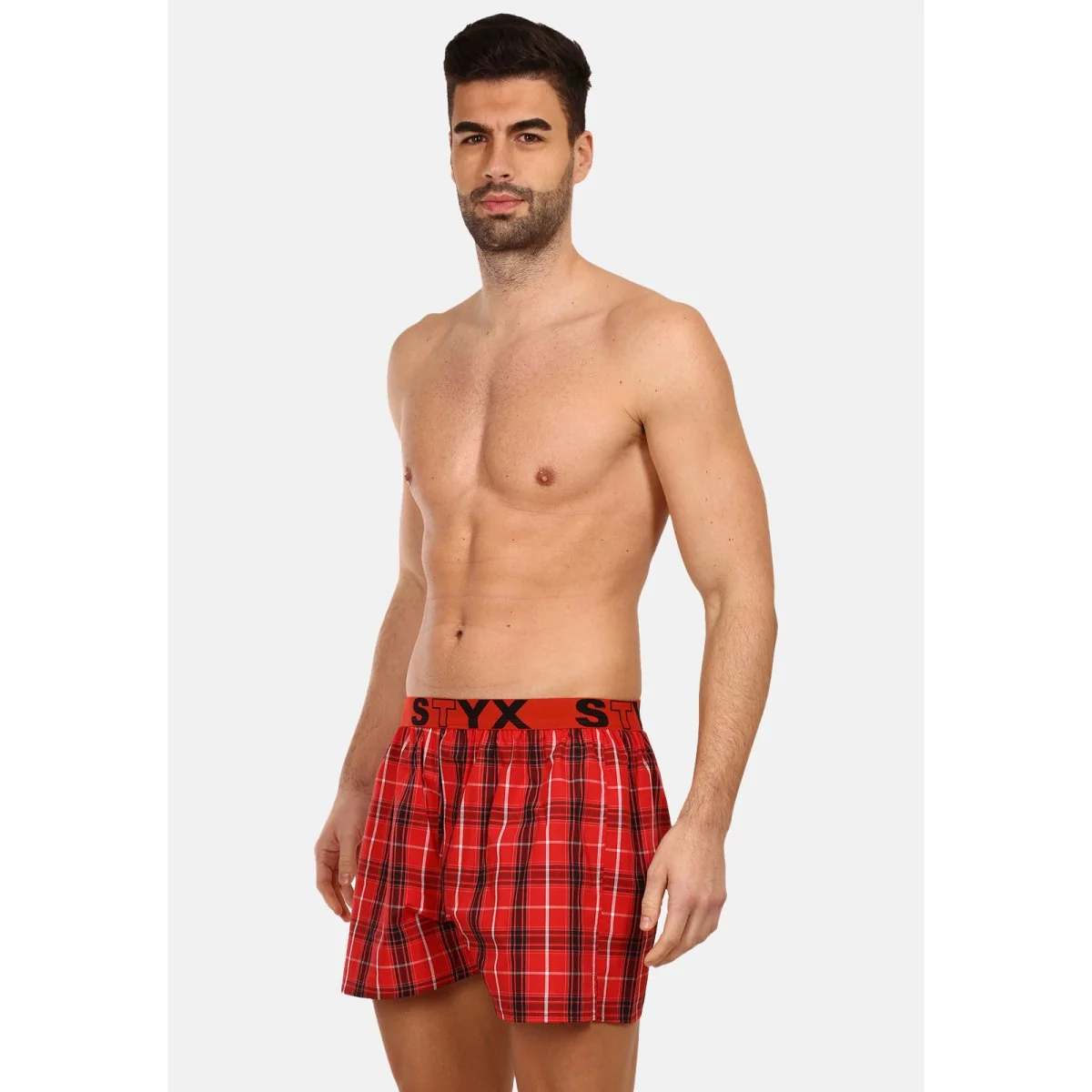 Styx Pánské trenky sportovní guma vícebarevné (B931) XXL