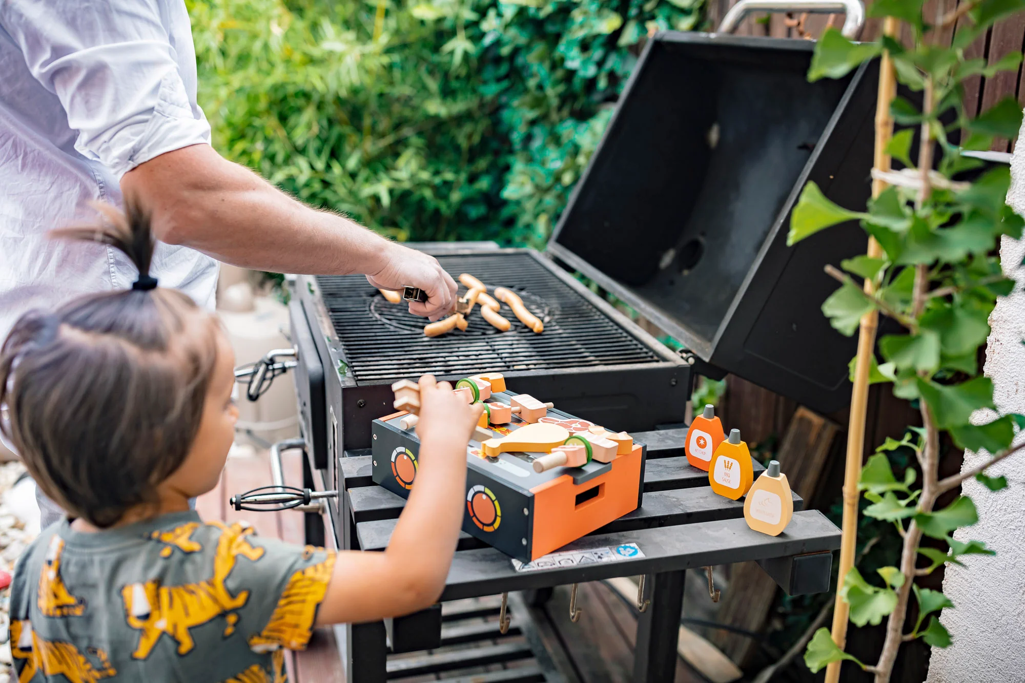 Zopa Dřevěný BBQ gril set