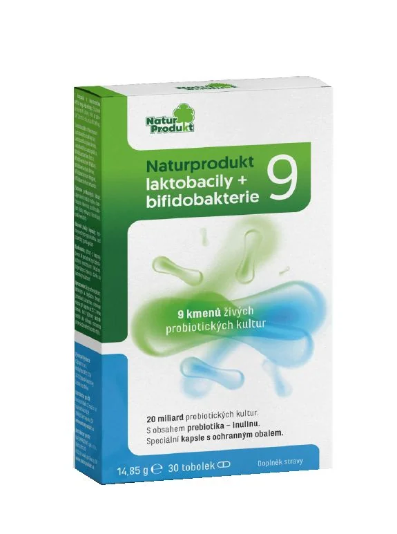 Naturprodukt laktobacily + bifidobakterie 9 30 tobolek