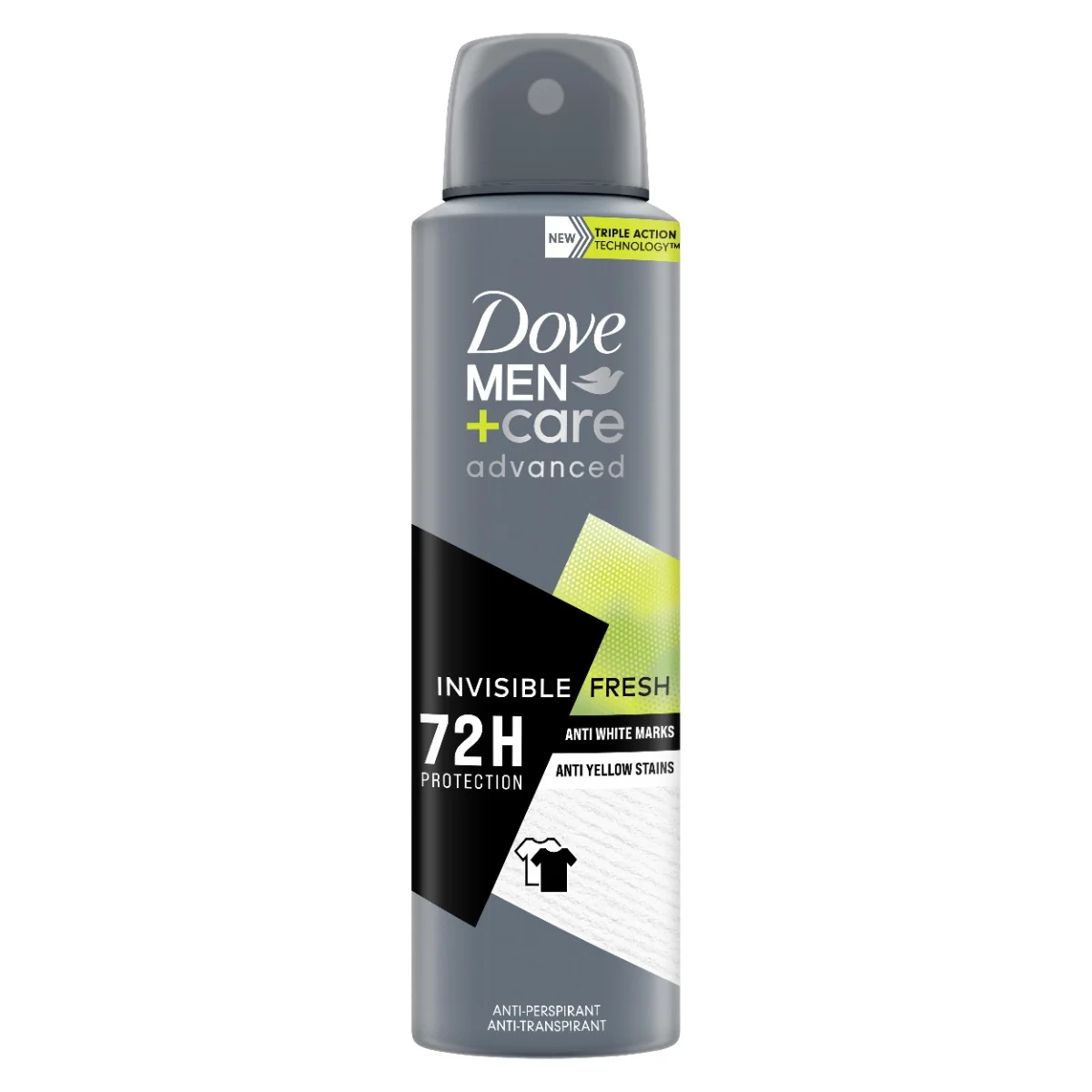Dove Men Advanced Invisible Fresh antiperspirant ve spreji 150 ml
