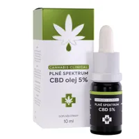 Cannabis Clinical Plné spektrum CBD olej 5%