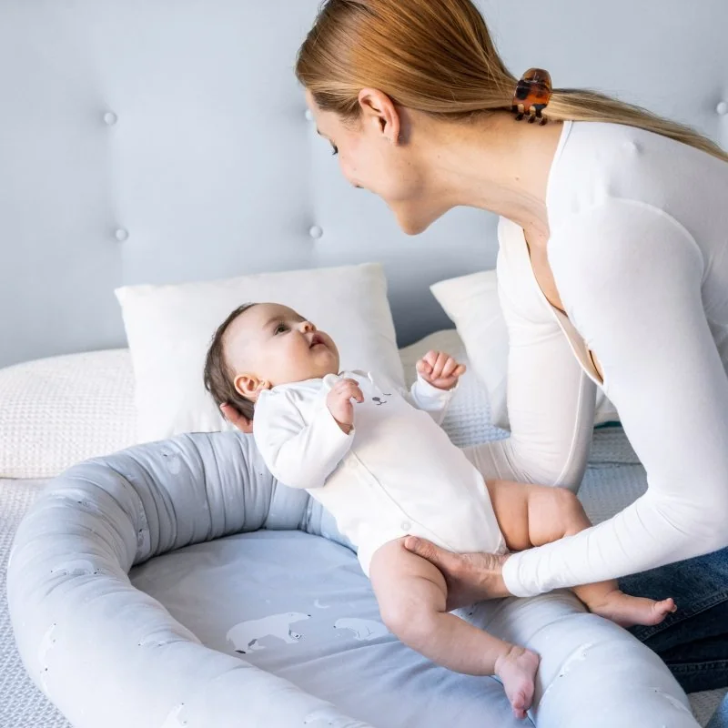 Bonjourbébé bavlněné hnízdečko XL Polaris Grey 