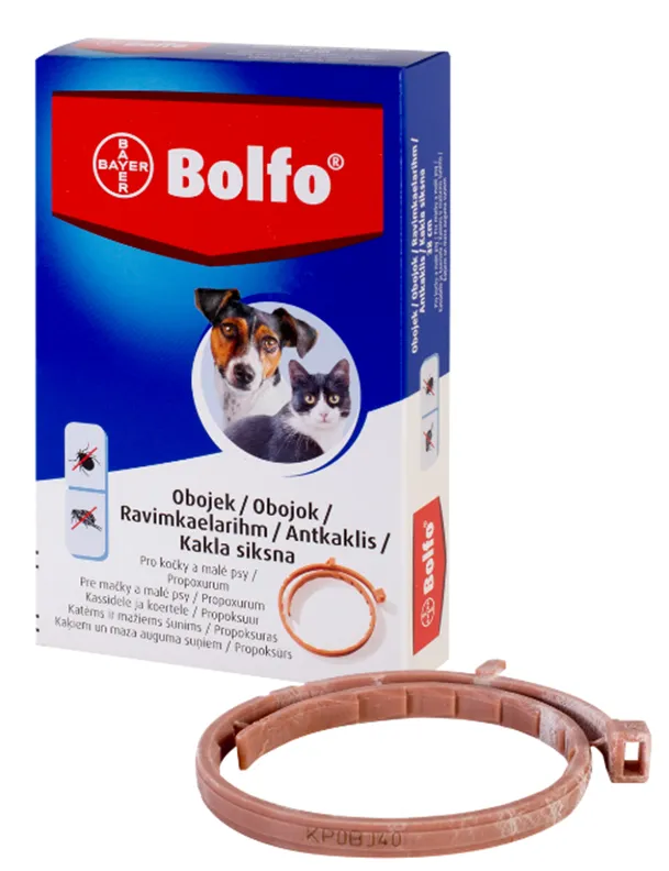 Bolfo 1,234 g obojek pro kočky a malé psy 38 cm 1 ks