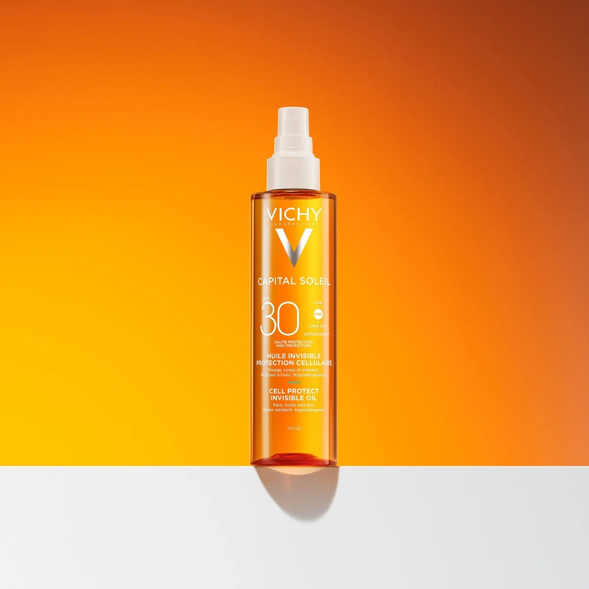 Vichy Capital Soleil Neviditelný olej SPF30 200 ml