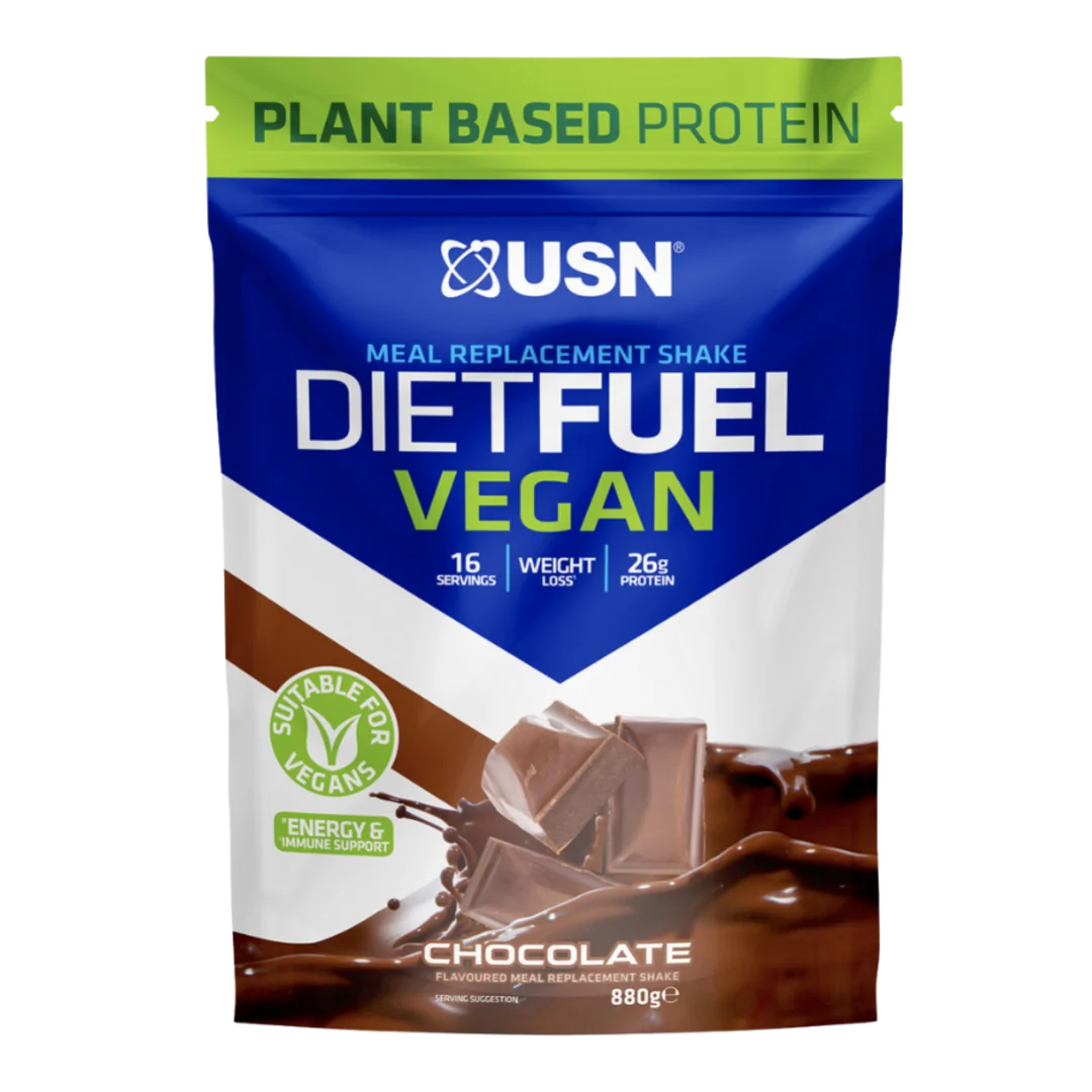 USN Diet Fuel Vegan 880g - čokoláda