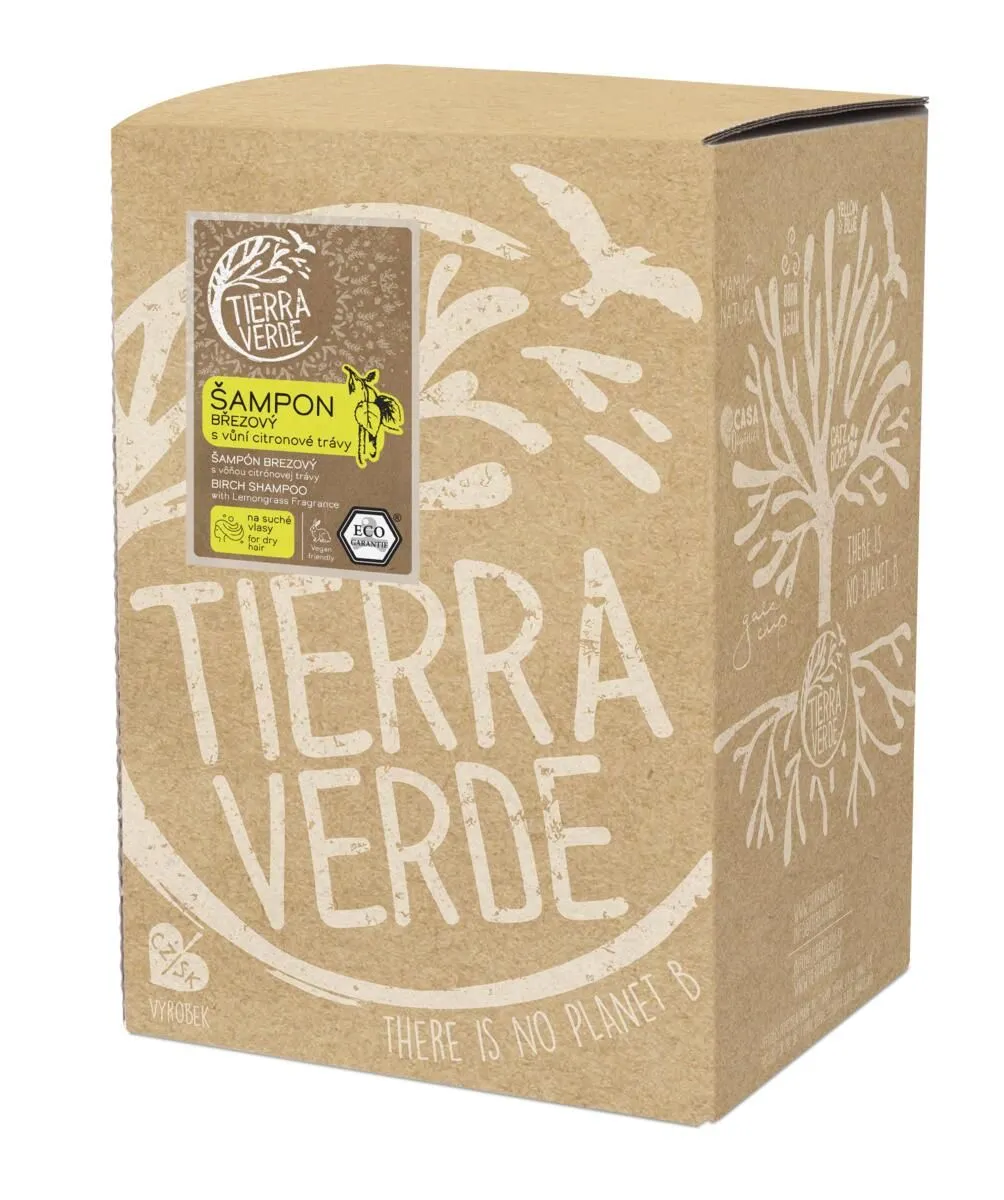 Tierra Verde Šampon březový s vůní citronové trávy 5 l