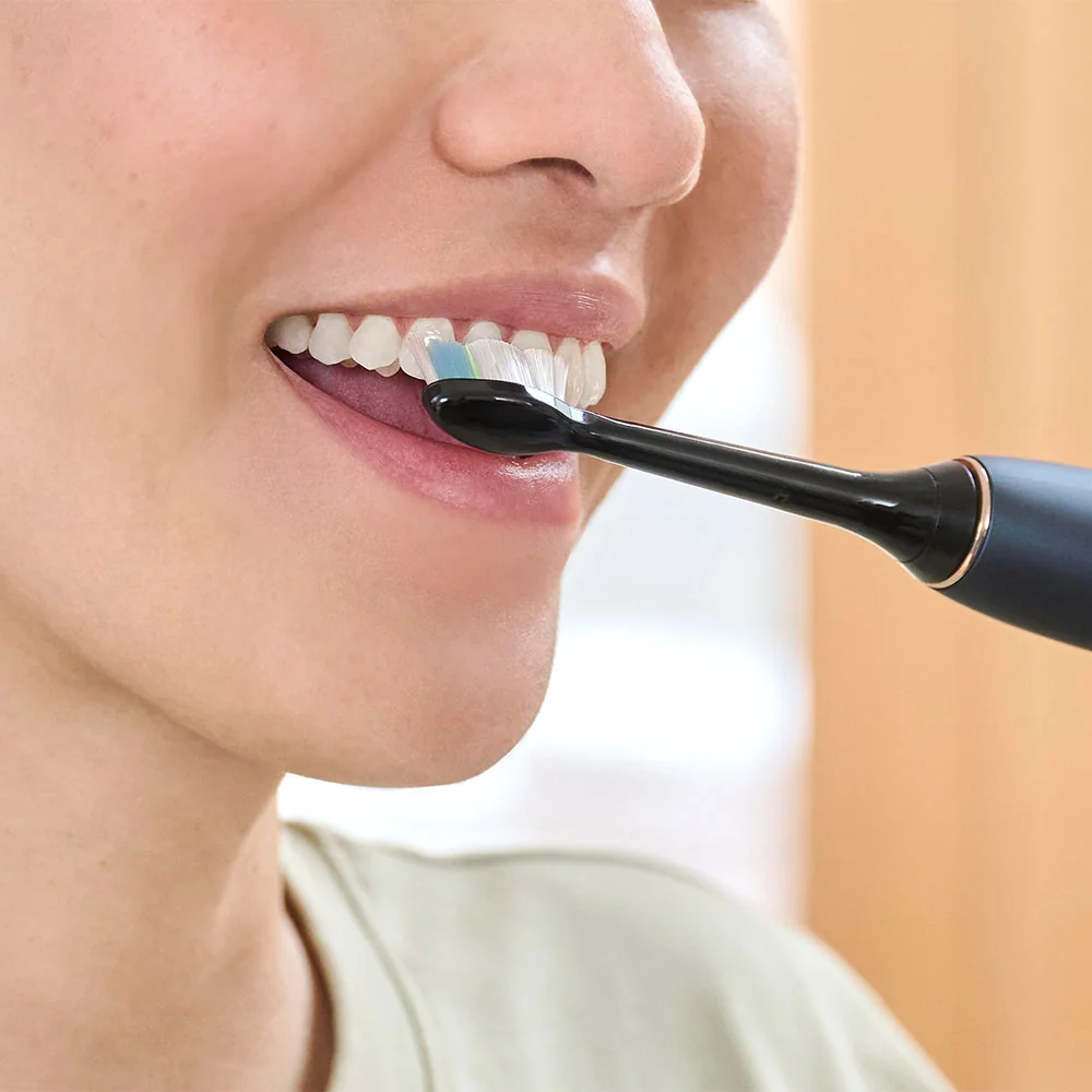 Philips Sonicare Optimal White HX6068/88 náhradní hlavice 8 ks černé