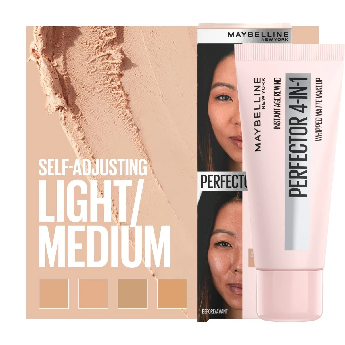 Maybelline Instant AntiAge Perfector 4v1 odstín 02 light/medium make-up 30 ml