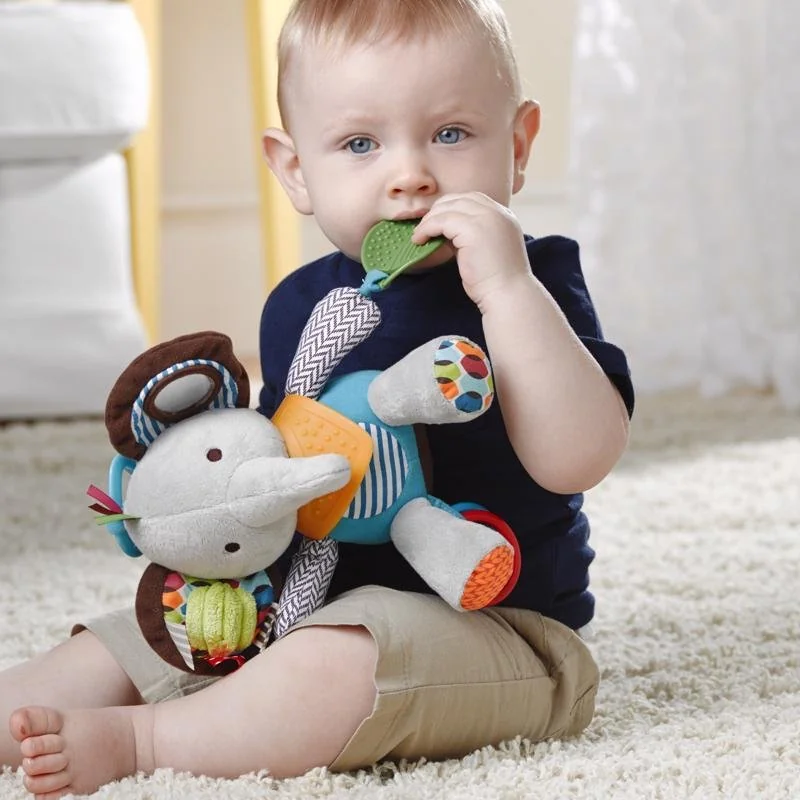 SKIP HOP Hračka aktivní na C kroužku Bandana Buddies Sloník 0m+