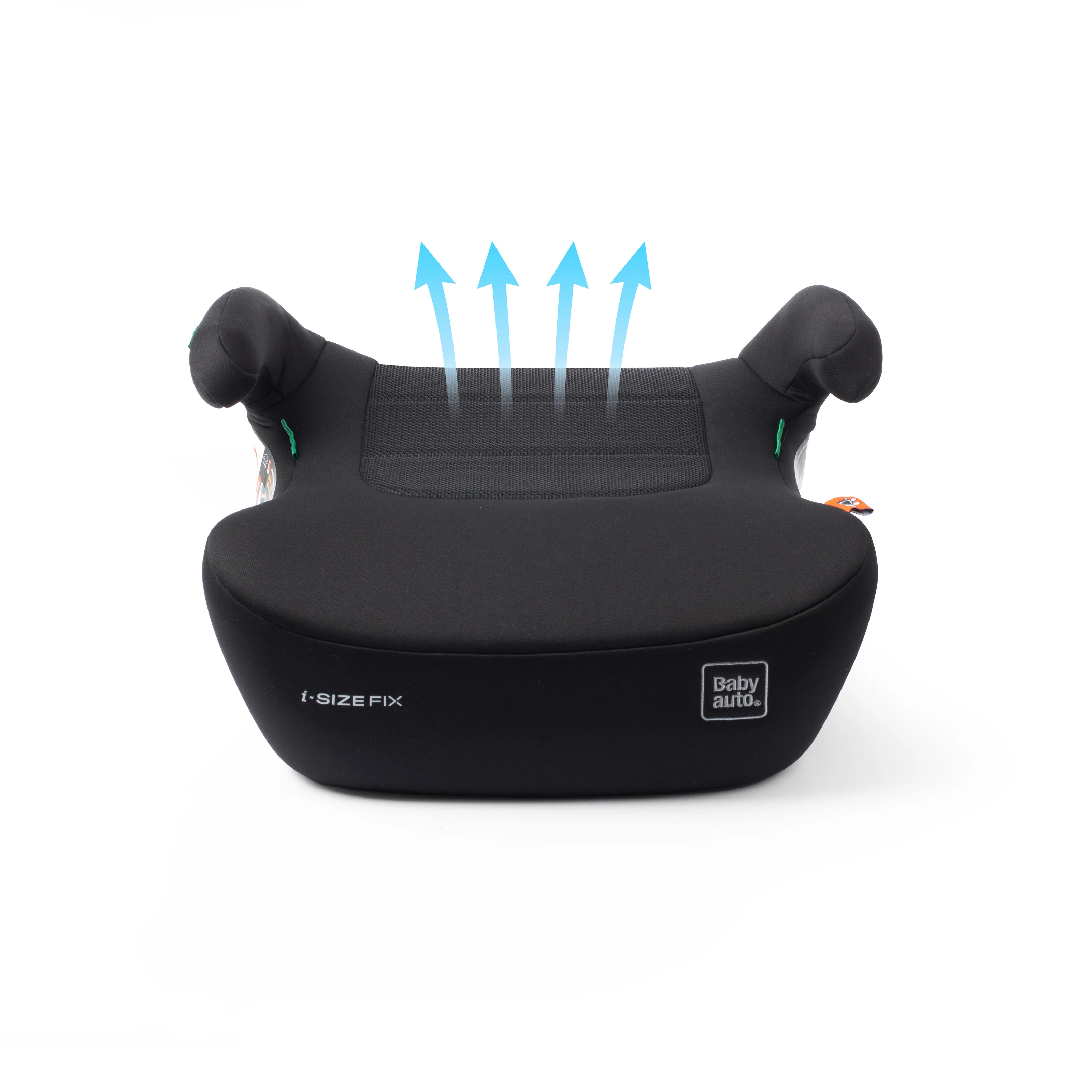 Babyauto GEKKO iFIX 125-150, podsedák velký, jet black