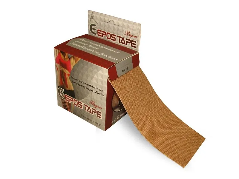 Epos Tape tejpovací páska Kinesiotape hedvábí 5 cm x 5 m tělová