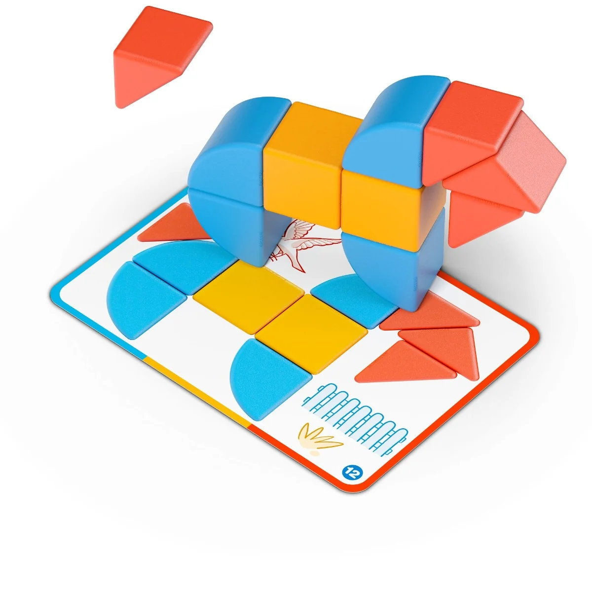 Geomag Magicube Blocks&Cards magnetická stavebnice 16 dílků