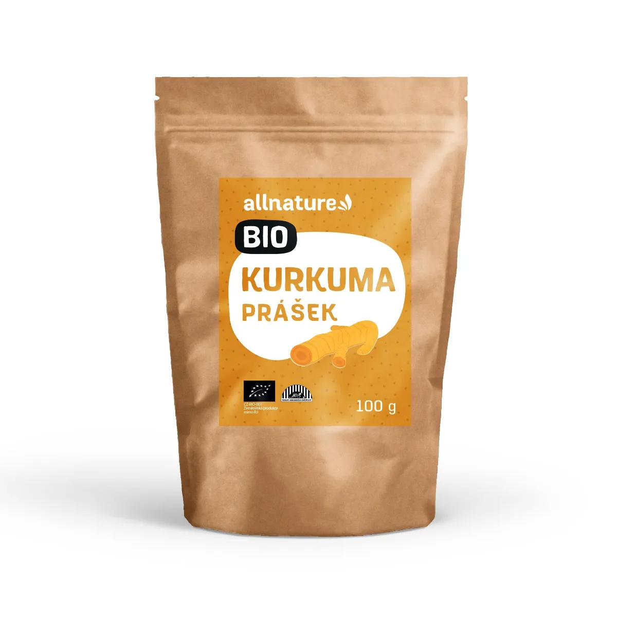 Allnature Kurkuma BIO prášek 100 g