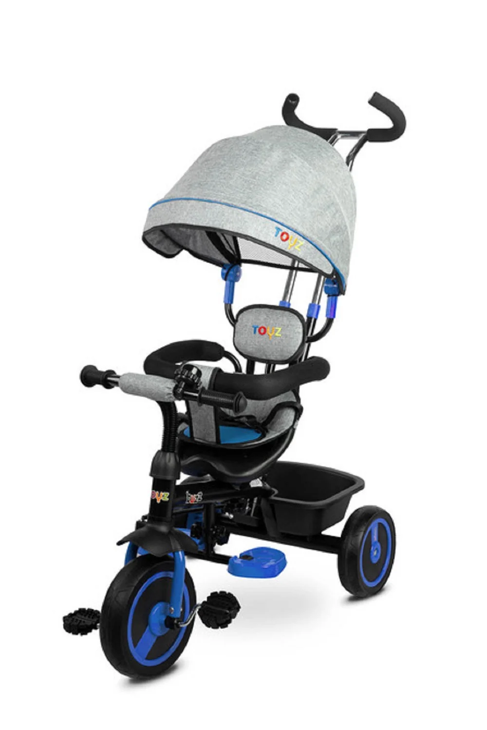Toyz Tříkolka Buzz, šedá, modrá