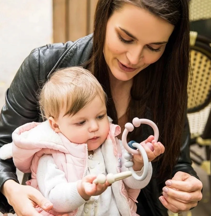 Babyono Silikonové kousátko Link,