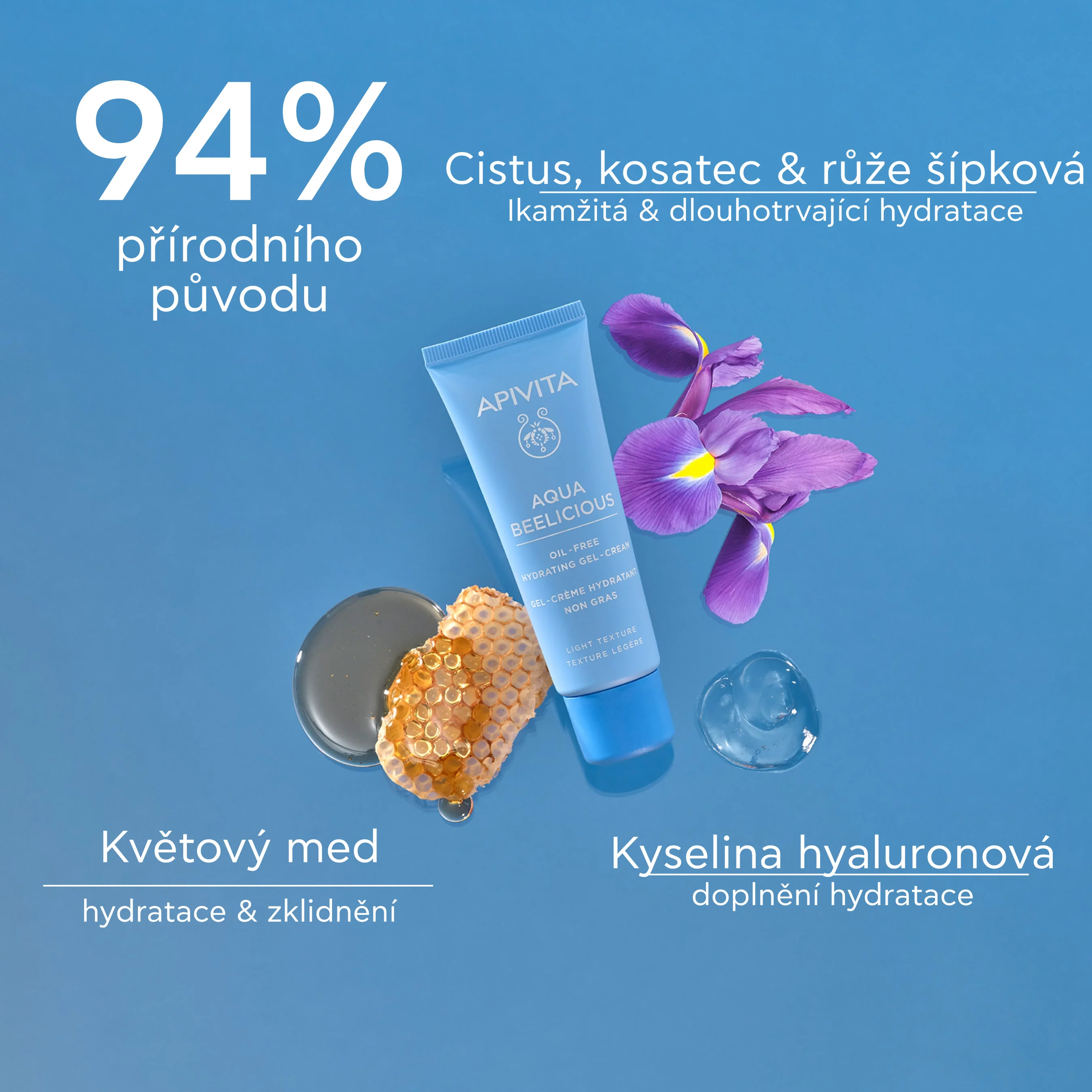APIVITA Aqua Beelicious hydratační gel-krém 40 ml