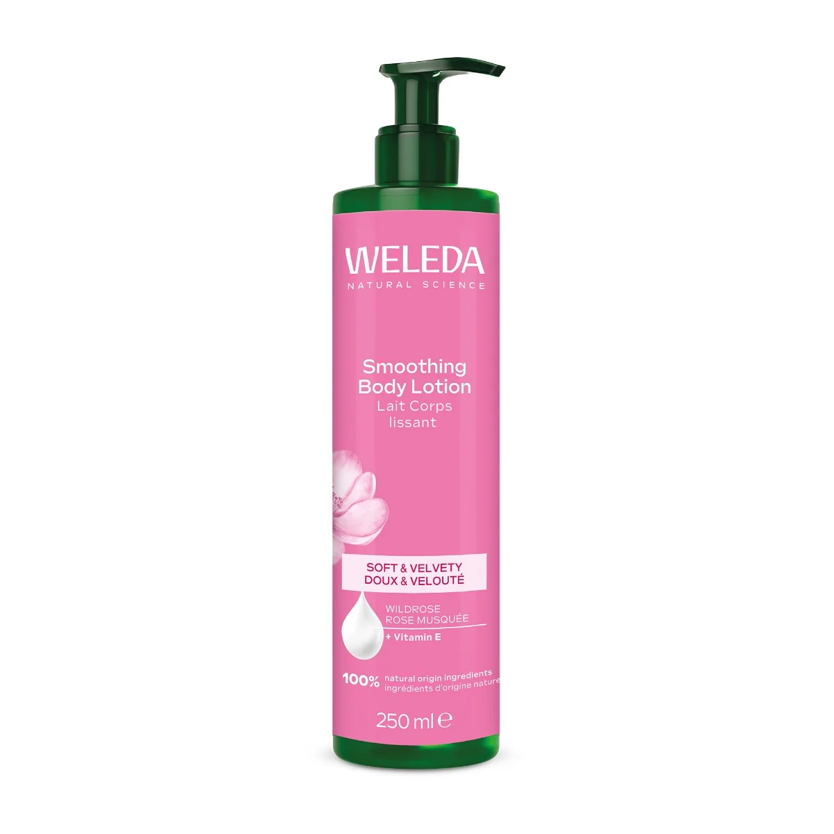 Weleda Zjemňující tělové mléko s divokou růží 250 ml