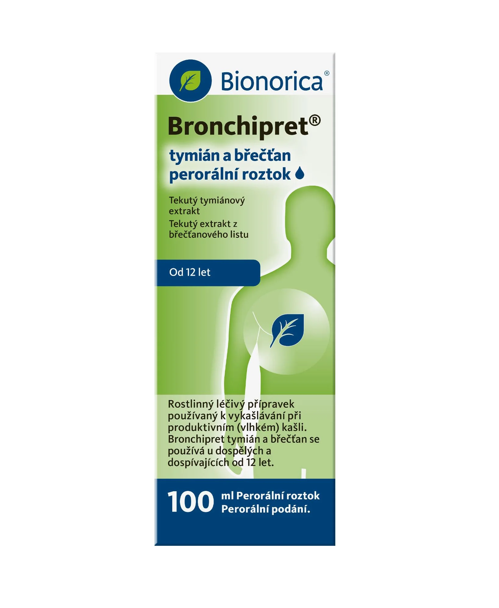 Bronchipret tymián a břečťan perorální roztok 100 ml
