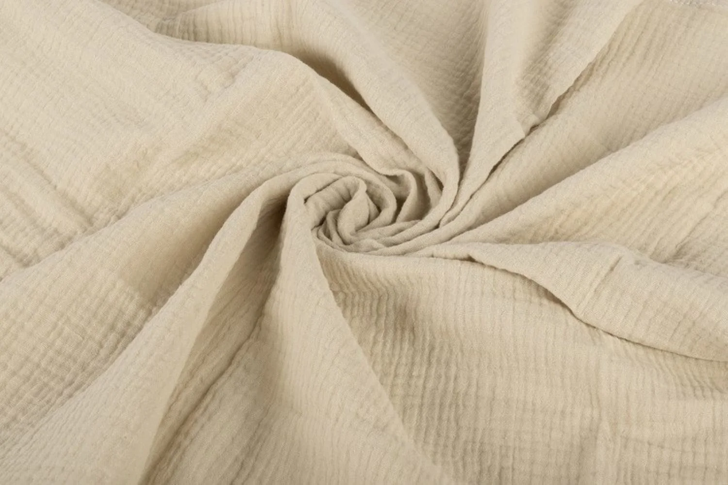 SENSILLO Mušelínové pleny krešované 60×75 cm Teddy beige – sada 2 ks