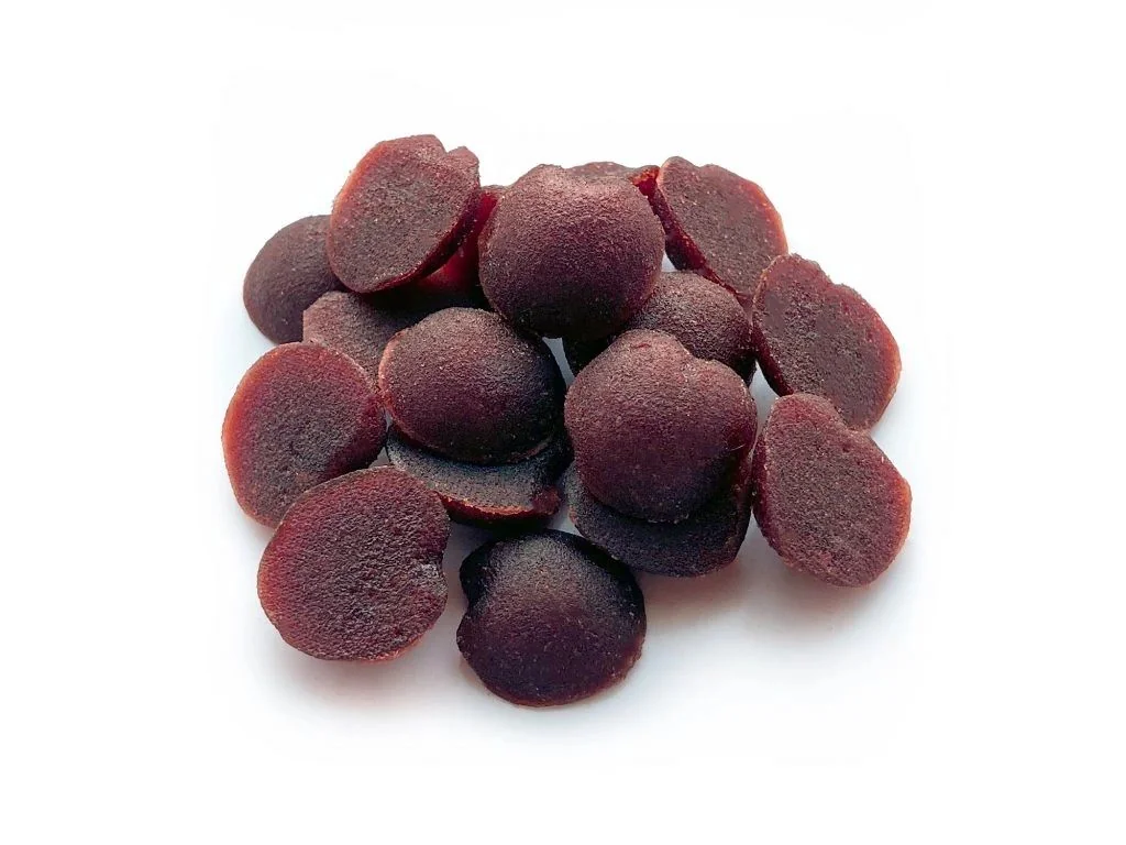 Kiddylicious Ovocné želé bonbónky jablko a malina 4x16 g