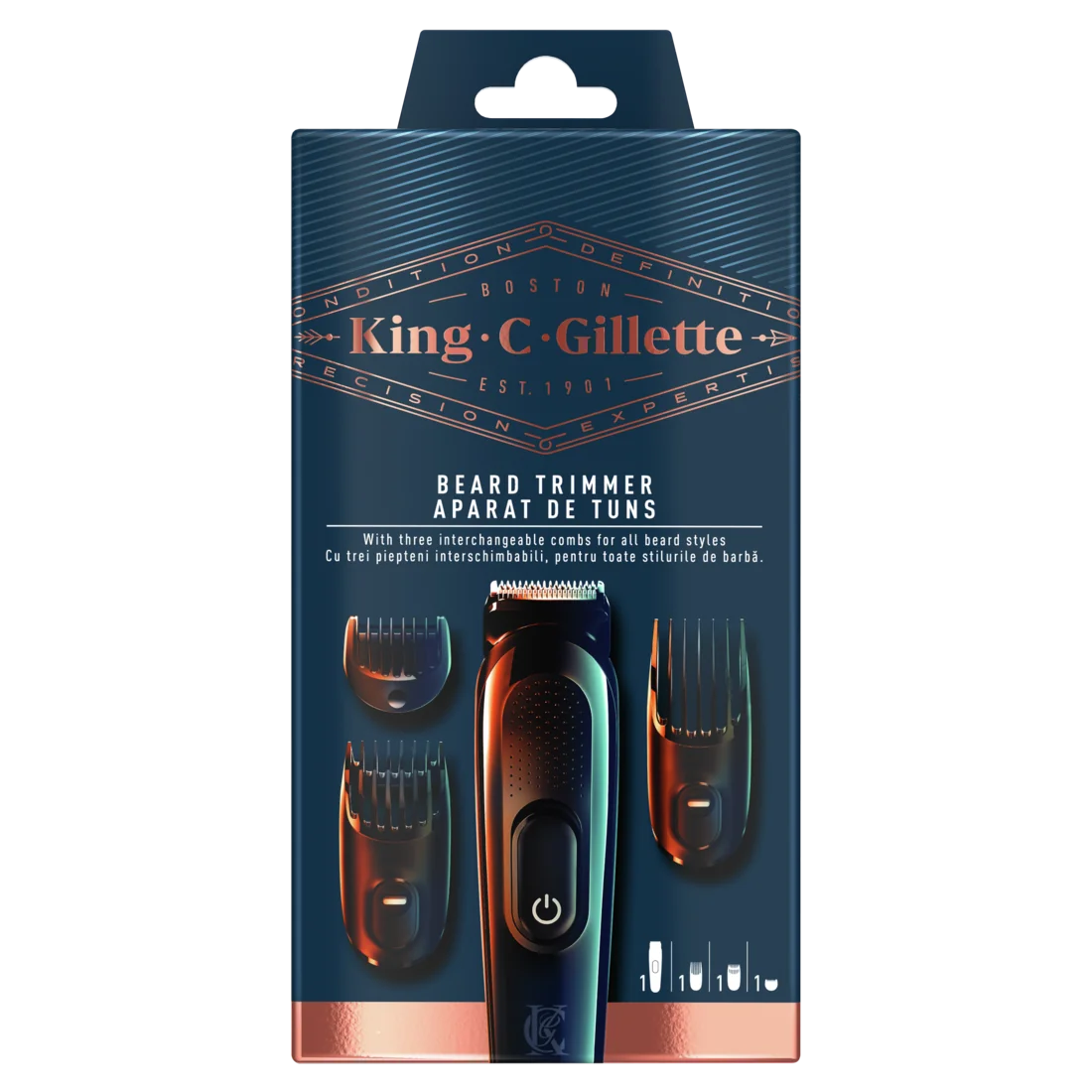 Gillette King Styler pánský zastřihovač vousů 1 ks