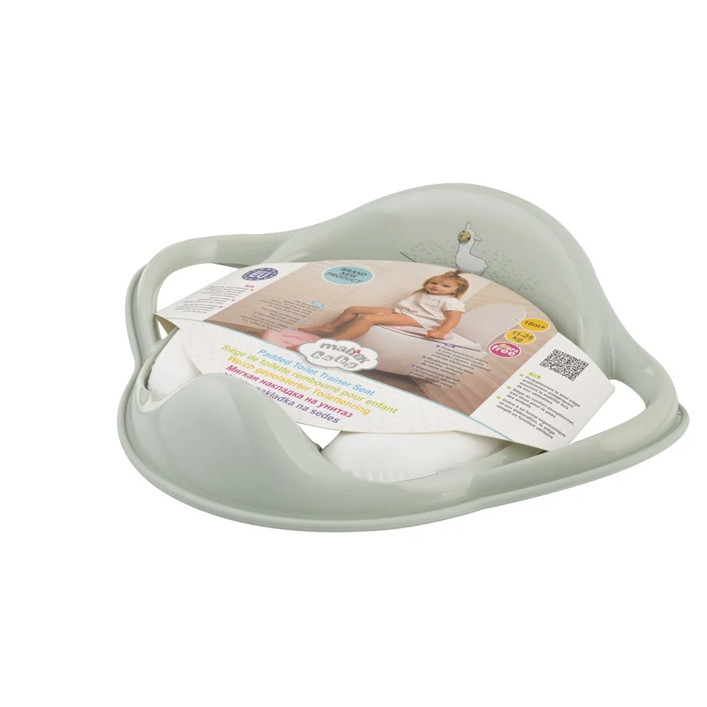 Maltex Redukce na WC s úchyty měkká Lama Minimal - sage green 