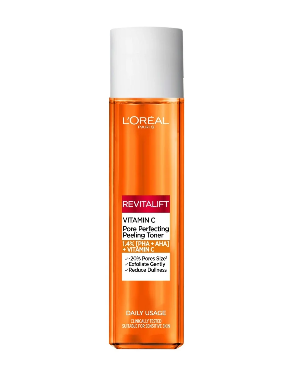 Loréal Paris Bright Reveal Vitamin C Tonikum na zmenšení pórů a rozjasnění pleti 180