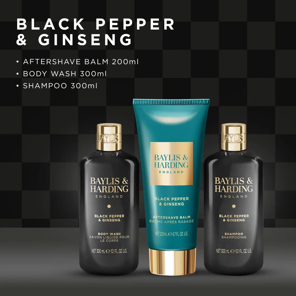 Baylis & Harding Pánská dárková sada péče o tělo Black Pepper 3 ks