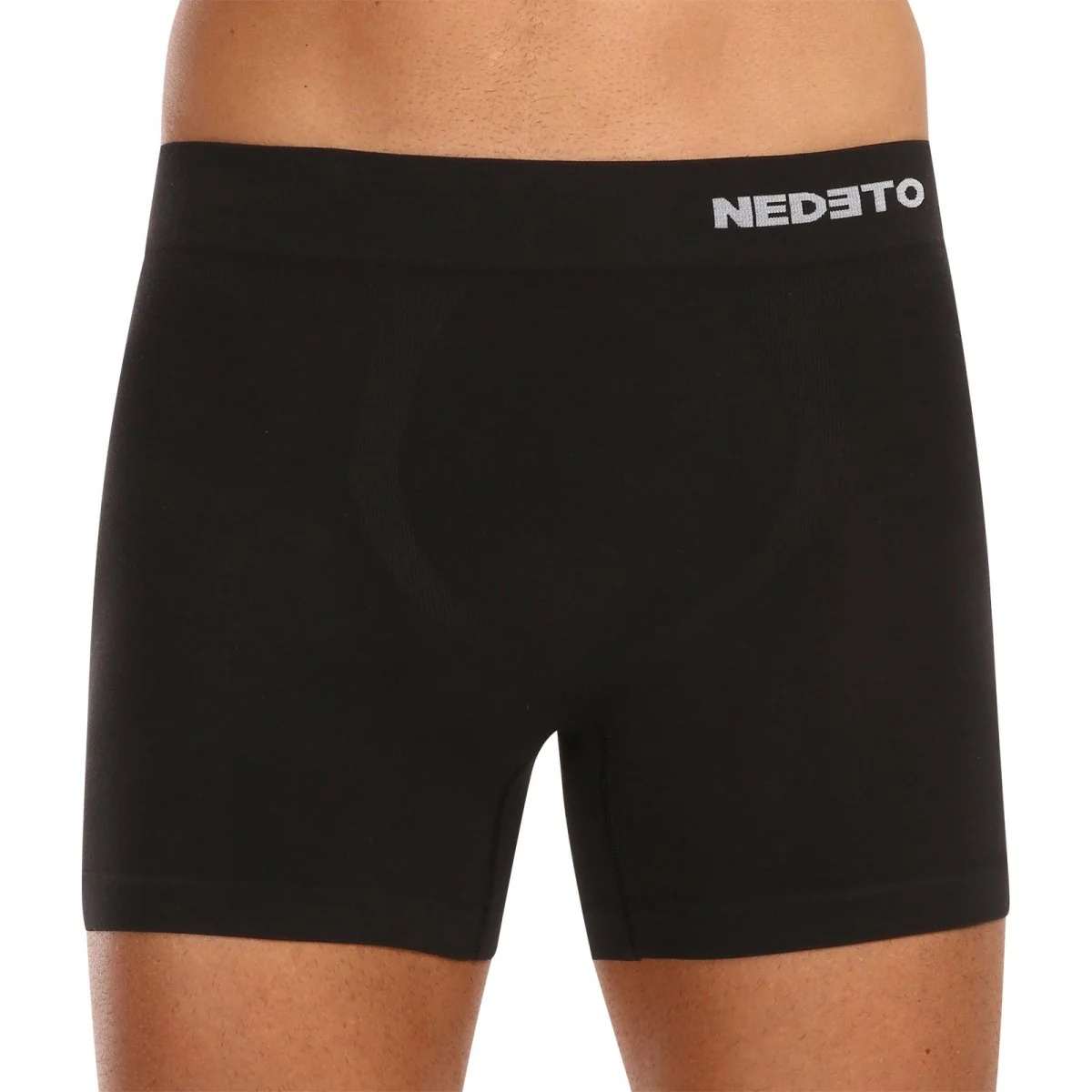 Nedeto Pánské boxerky bezešvé bambusové černé (NDTB001S) L