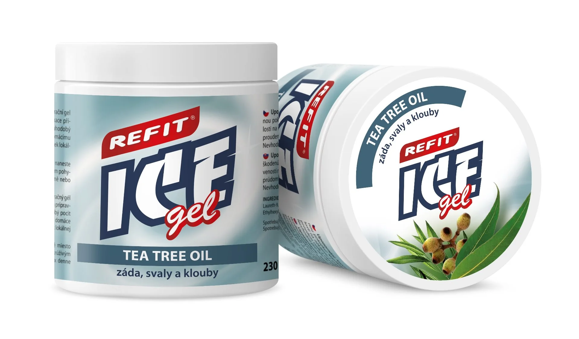 Refit Ice Masážní gel s Tea Tree Oil 230 ml