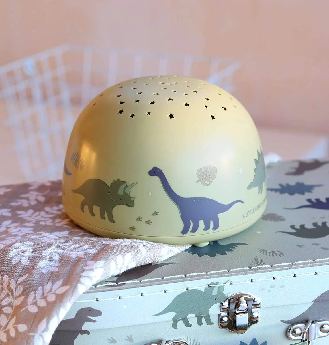 A Little Lovely Company lampa s projektorem - dinosauři