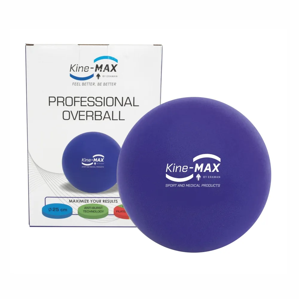 KineMAX Professional Overball 25 cm cvičební míč 1 ks modrý