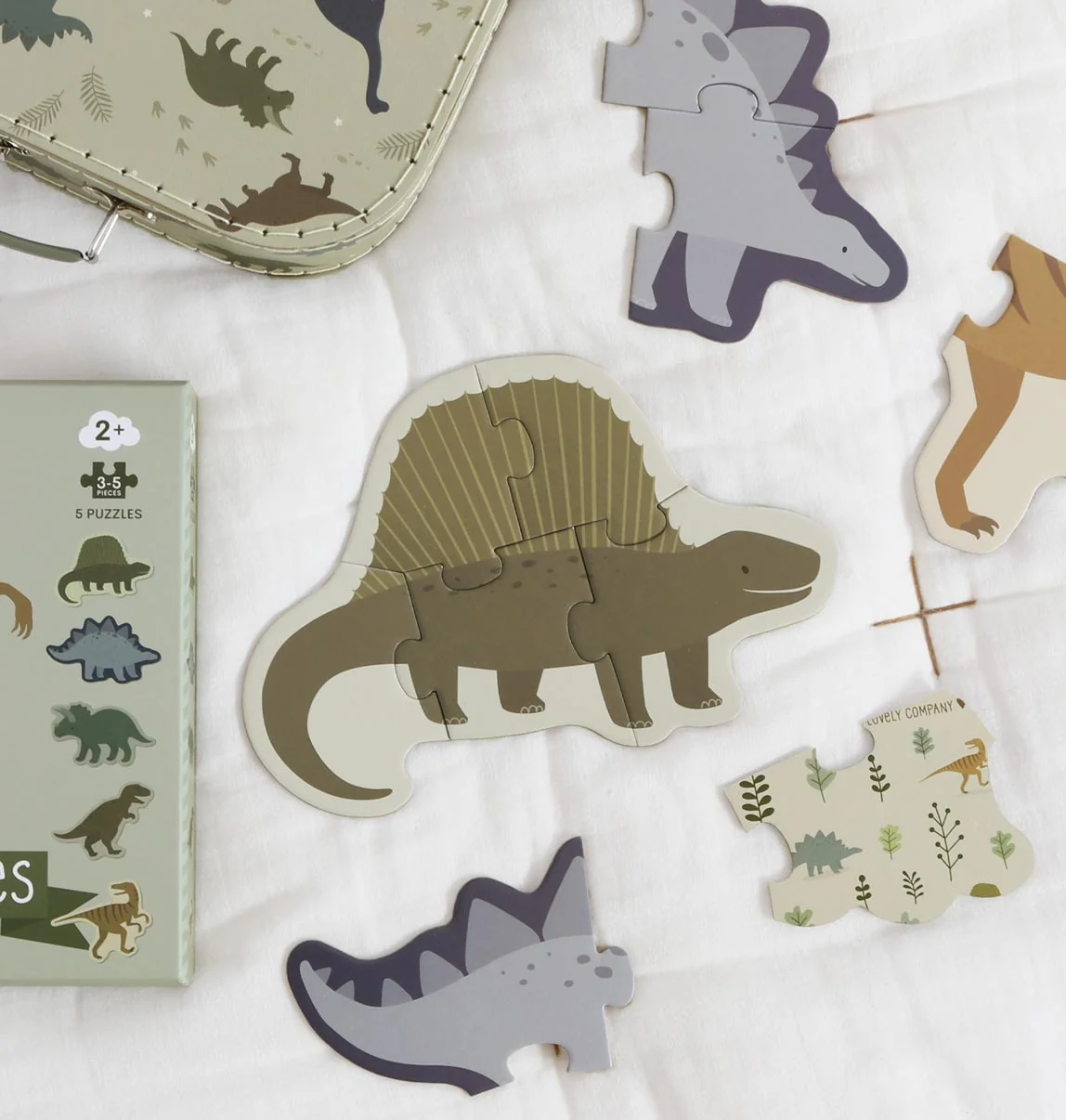 A Little Lovely Company puzzle s dinosaury