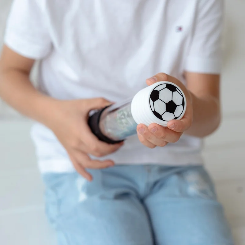 Jellystone Designs Senzorická láhev, fotbal 