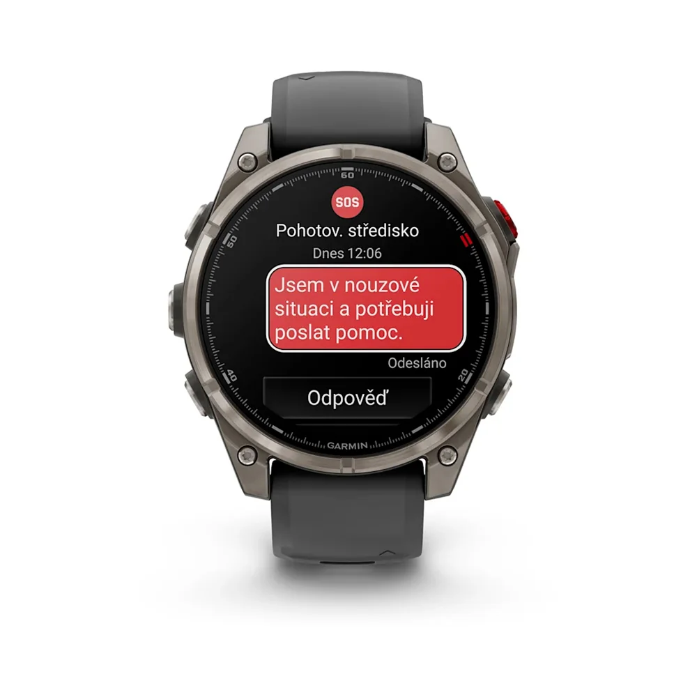 Garmin Fenix 8 Pro AMOLED 47 mm chytré hodinky Sapphire Graph/Black