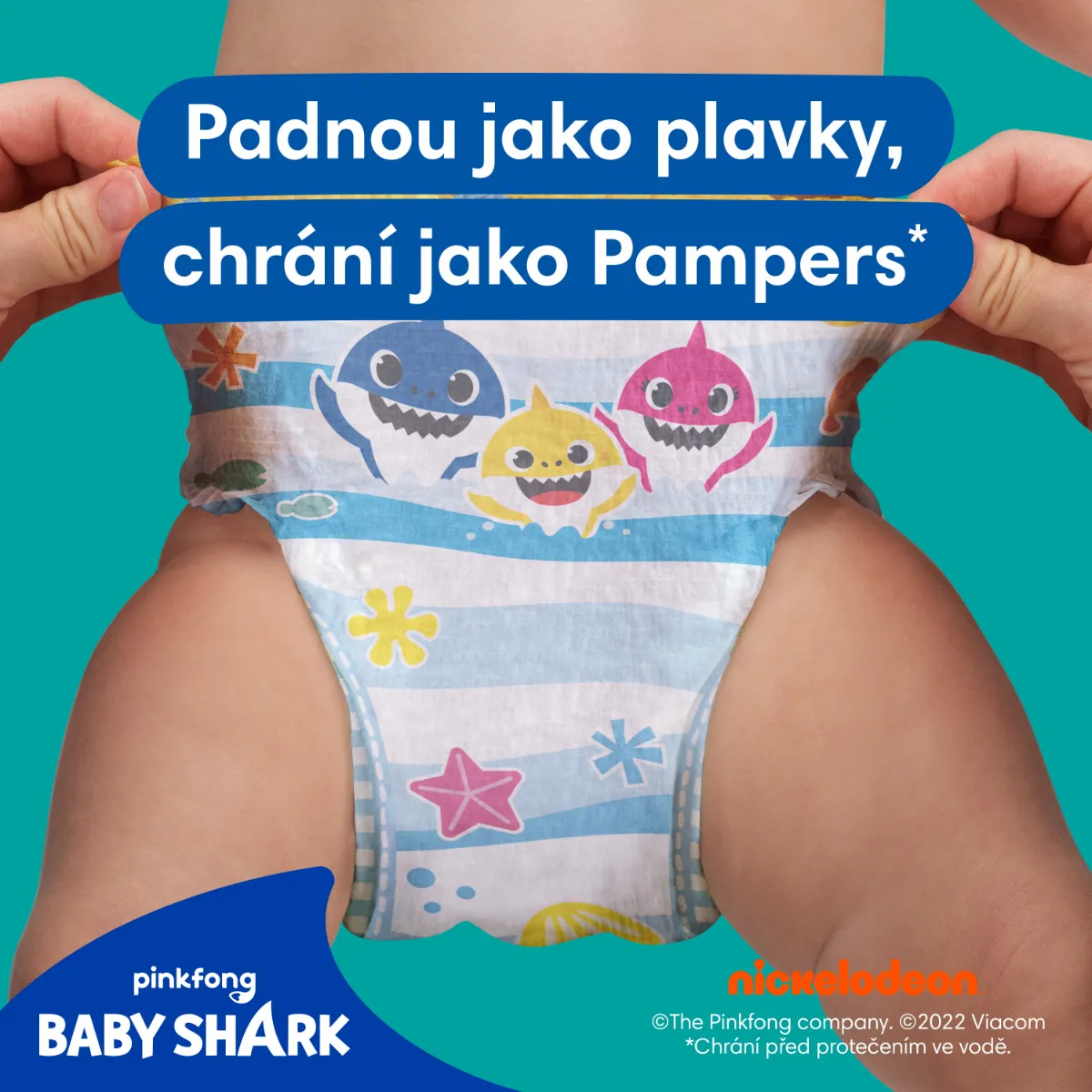 Pampers Splashers Kalhotkové plenky vel. 5 14+ kg Carry Pack 10 ks