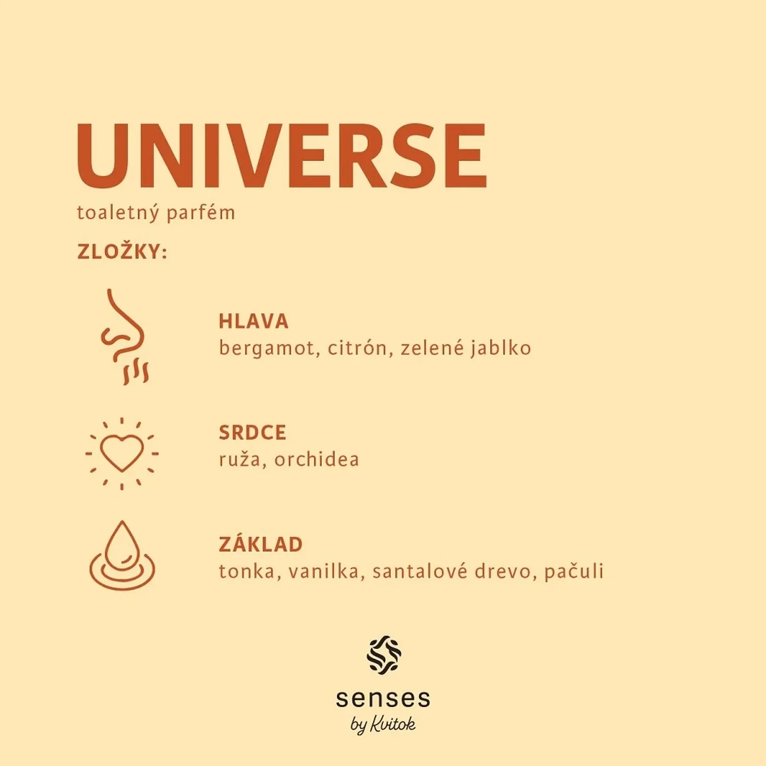 Kvitok Senses Toaletní parfém Universe (30 ml) 