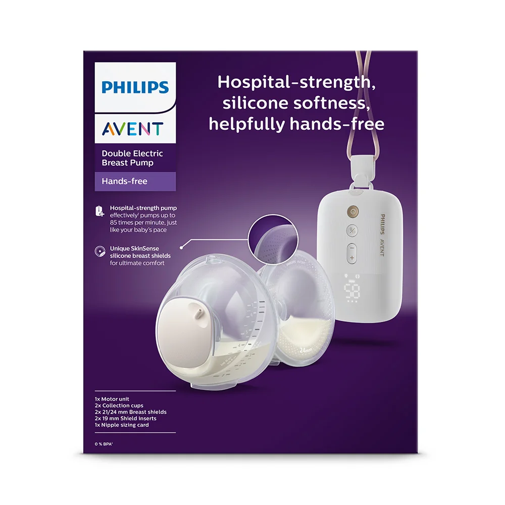 Philips Avent SCF532 Hands-Free DUO Premium Plus odsávačka mateřského mléka elektrická
