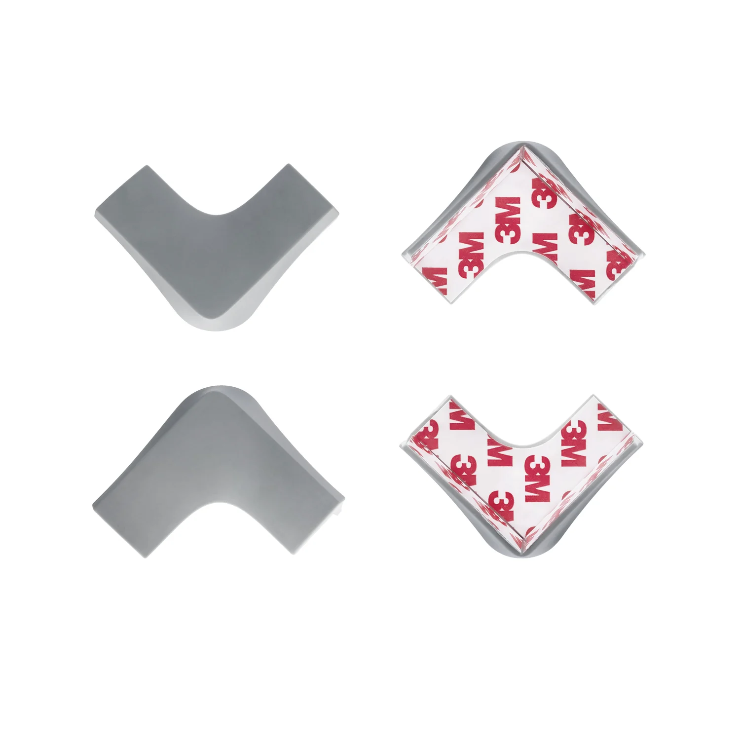 Zopa Gumová ochrana rohů 4ks XL Gumová ochrana rohů 4ks XL, Grey 2
