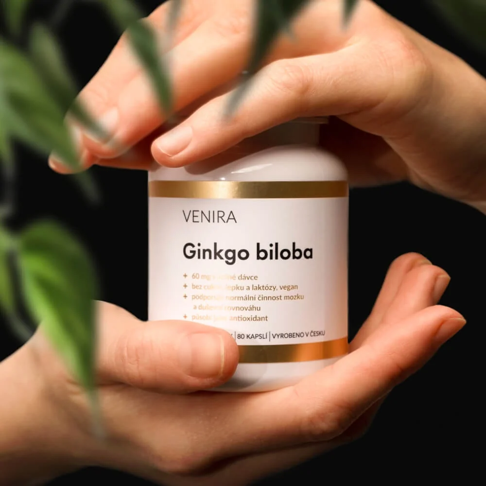 Venira Ginkgo biloba 80 kapslí
