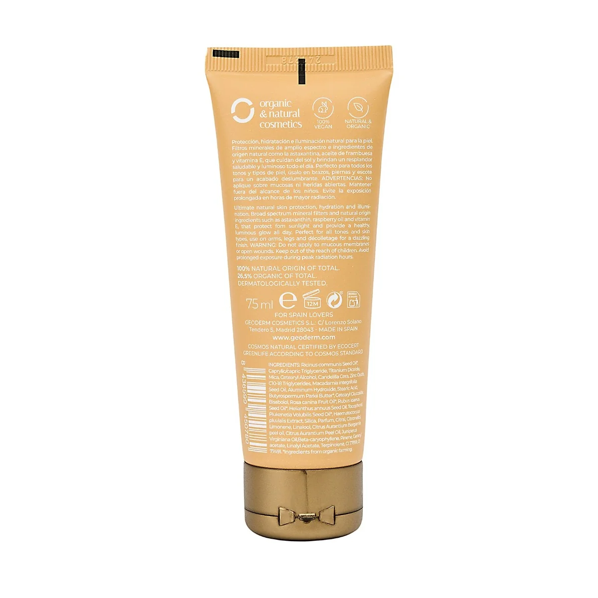 GEODERM SUN BIO Rozjasňující krém SPF50 75 ml
