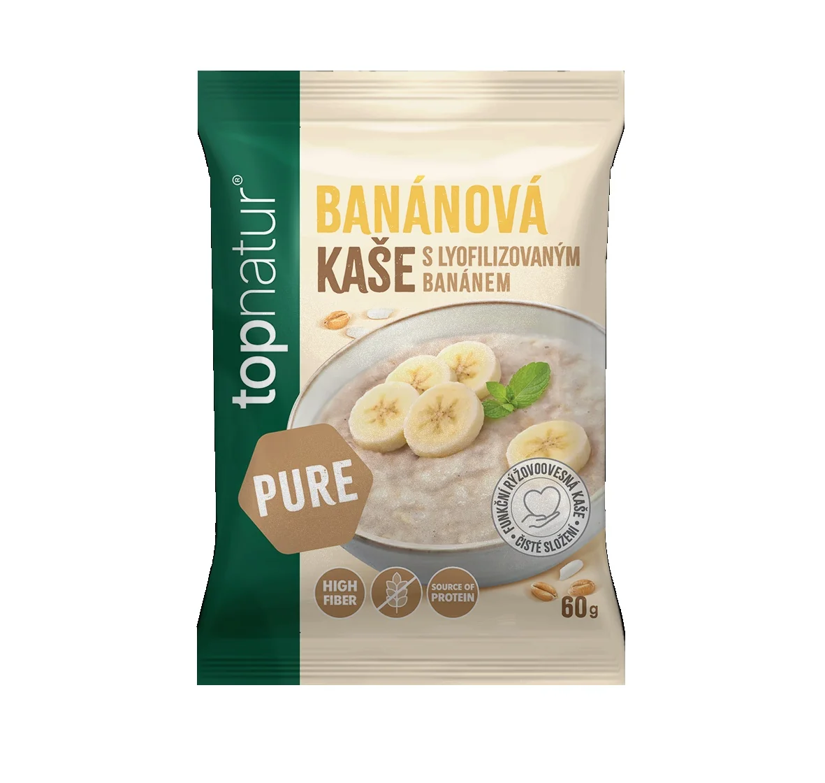 Topnatur Pure Rýžová kaše 60 g banán