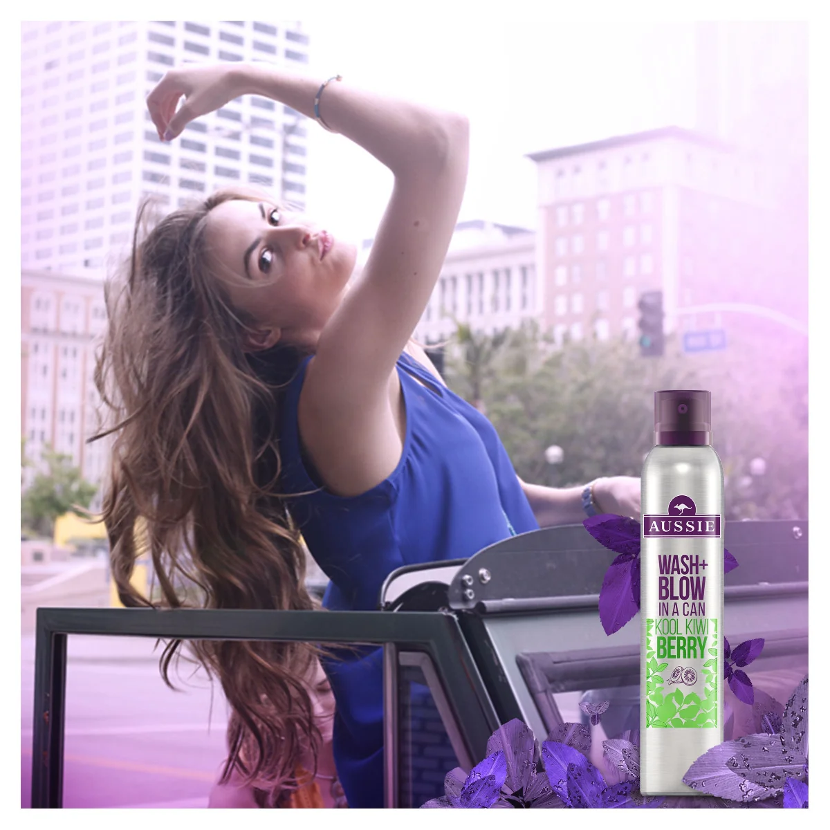Aussie Wash + Blow Boost Me Up! suchý šampon 180 ml