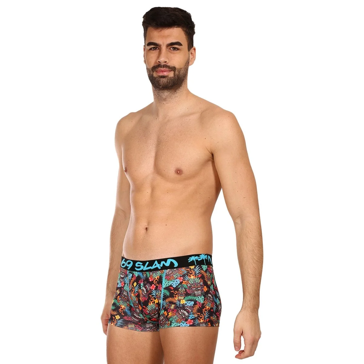 69SLAM Pánské boxerky hip hawaiian tiki (MSYHWT-PO) M