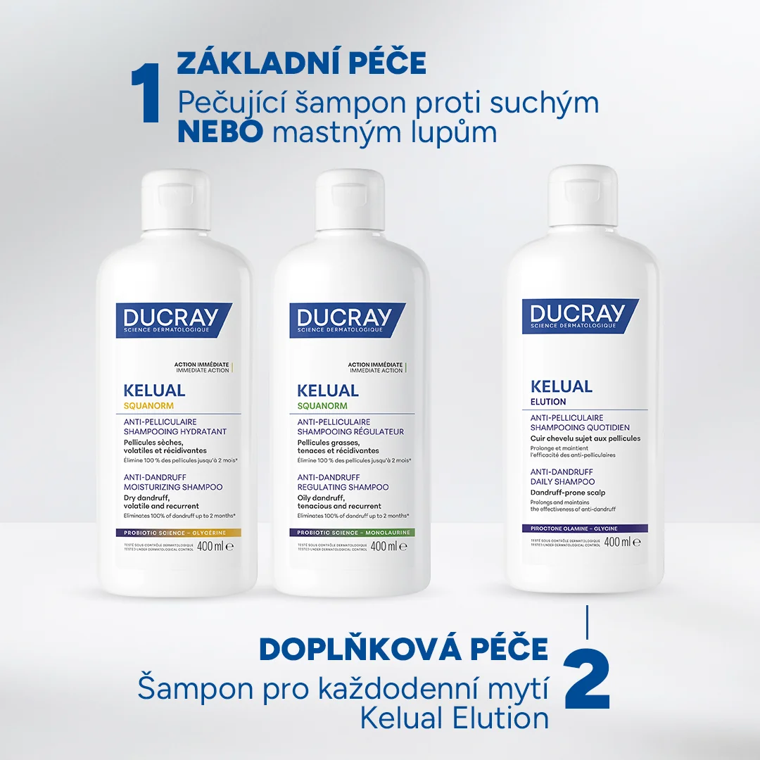Ducray Elution Šampon na citlivou vlasovou pokožku 400 ml