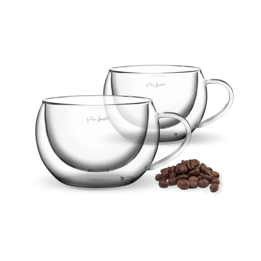 LAMART LT9012 Vaso sklenice cappuccino 270 ml 2 ks