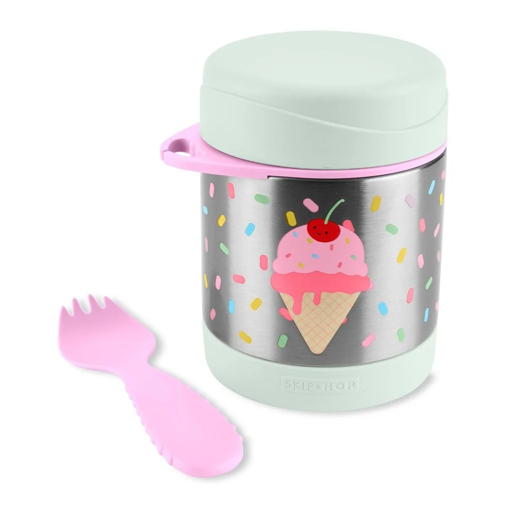 SKIP HOP Spark Style Termoska na jídlo se lžičkou/vidličkou Zmrzlina 325 ml, 3r+