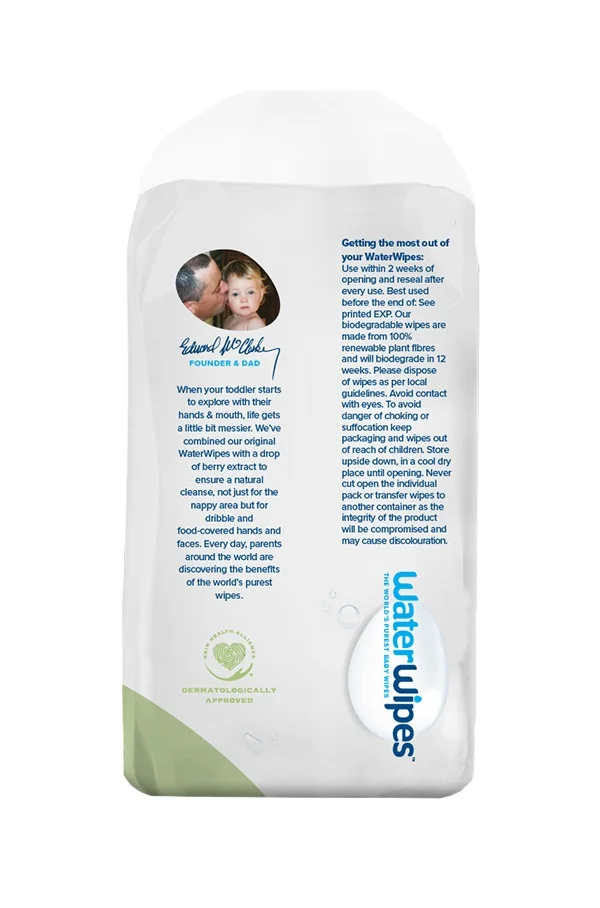 WaterWipes Vlhčené ubrousky Soapberry 4x60 ks