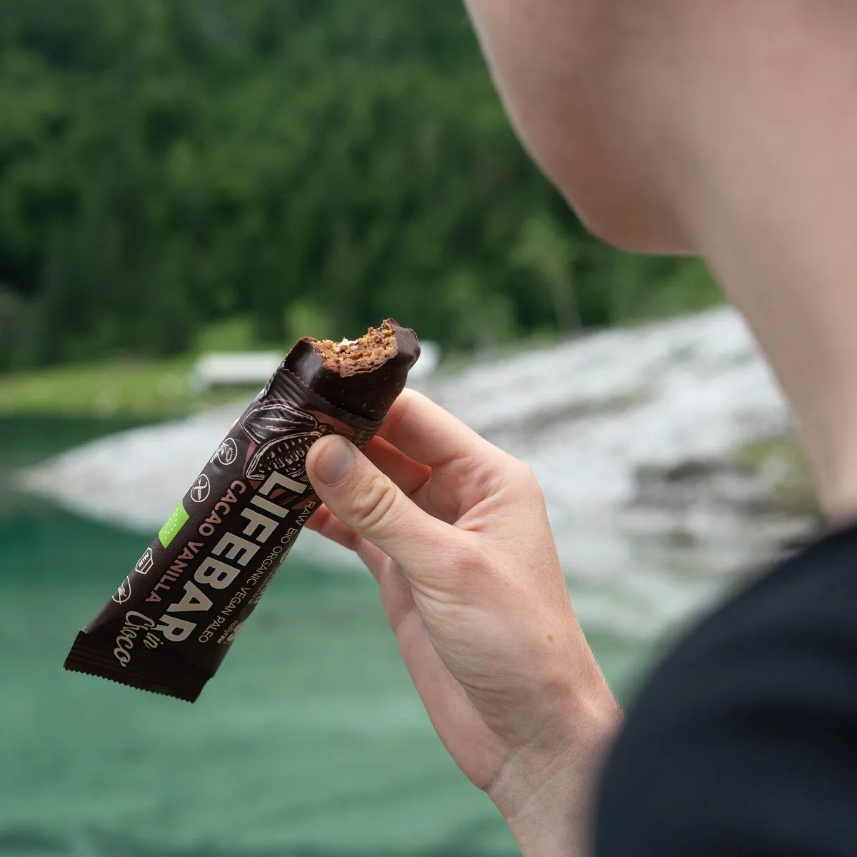 LifeFood Lifebar InChoco tyčinka Cacao Vanilla RAW BIO 40 g